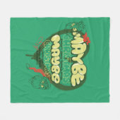 Couverture Polaire Grinch | Citation de Noël (Devant (Horizontal))