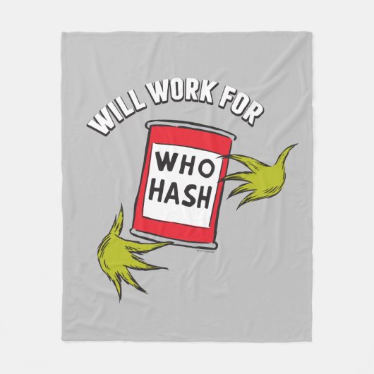 Couverture Polaire Grinch classique | Fonctionnera pour le devis de h (Devant)