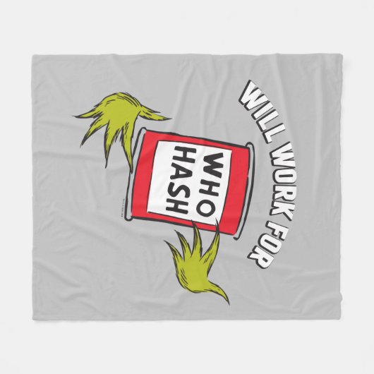 Couverture Polaire Grinch classique | Fonctionnera pour le devis de h (Devant (Horizontal))