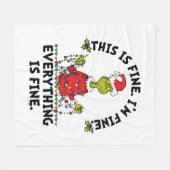 Couverture Polaire Grinch | Everything is Fine (Devant (Horizontal))