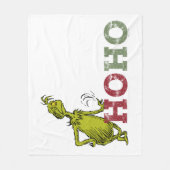 Couverture Polaire Grinch | Ho Ho Ho (Devant)