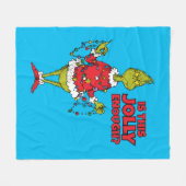 Couverture Polaire Grinch | "Is This Jolly Enough?" (Devant (Horizontal))