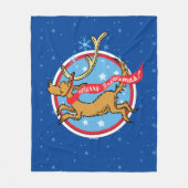 Couverture Polaire Grinch | Joyeux Grinchmas! (Devant)