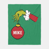 Couverture Polaire Grinch | Personalized Ornament (Devant)