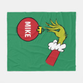 Couverture Polaire Grinch | Personalized Ornament (Devant (Horizontal))