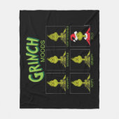 Couverture Polaire Grinch | Tableau d'humeurs Édition Noël (Devant)