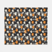 Couverture Polaire Gringe de citrouille (Devant (Horizontal))