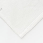 Couverture Polaire Gris 3 Photo Collage bébé Détails de naissance  (Coin)