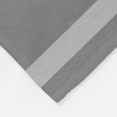 Couverture Polaire Gris à fond gris contemporain moderne de noir de (Coin)