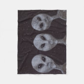 Couverture Polaire Gris Alien (Devant)