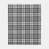 Couverture Polaire Gris Blackwatch Tartan Design Plaid (Devant)