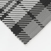 Couverture Polaire Gris Blackwatch Tartan Design Plaid (Coin)