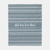 Couverture Polaire Gris D'Ardoise Noire Et Blanc Gris D'Ardoise Nordi (Devant)