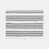 Couverture Polaire Gris et blanc (Devant (Horizontal))