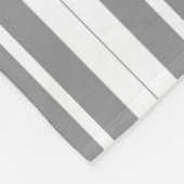 Couverture Polaire Gris et blanc (Coin)