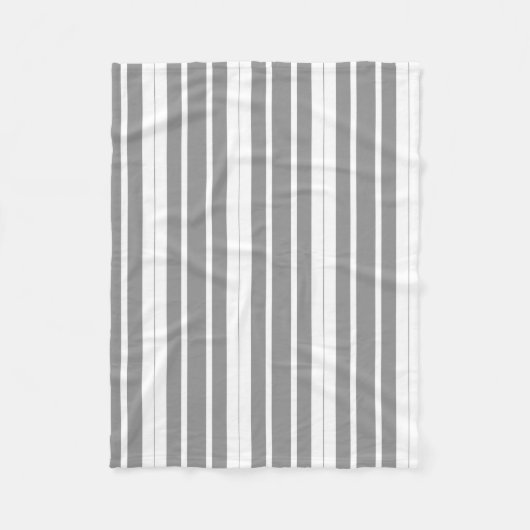 Couverture Polaire Gris et blanc (Devant)