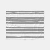 Couverture Polaire Gris et blanc (Devant (Horizontal))
