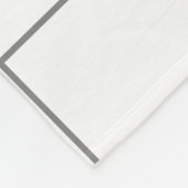 Couverture Polaire Gris Grille (Coin)