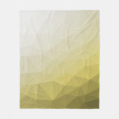 Couverture Polaire Gris jaune ombre Mesh cool élégant Motif (Devant)