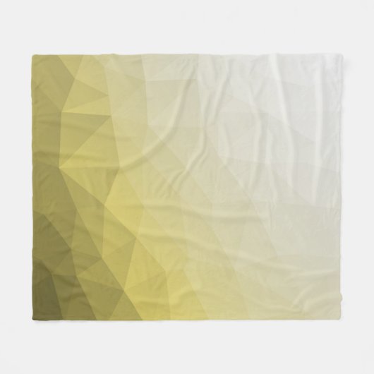 Couverture Polaire Gris jaune ombre Mesh cool élégant Motif (Devant (Horizontal))