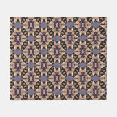 Couverture Polaire Gris rayonnant et Gras Brown (Devant (Horizontal))
