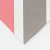 Couverture Polaire Gris rouge moderne (Coin)