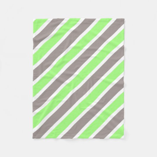 Couverture Polaire Gris vert moderne (Devant)