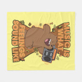 Couverture Polaire Grizz - La musique est ce que les sentiments resse (Devant (Horizontal))