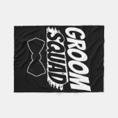 Couverture Polaire Groom Squad Party dit Bachelor Mariage (Devant (Horizontal))