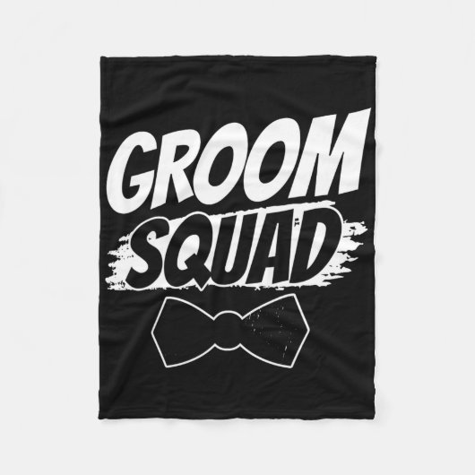Couverture Polaire Groom Squad Party dit Bachelor Mariage (Devant)