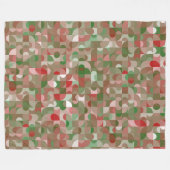 Couverture Polaire Groovy Boho Mod Retro Geometric (Devant (Horizontal))