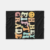 Couverture Polaire Groovy Oh Hey 5th Fifth Grade Byck To School Teach (Devant (Horizontal))
