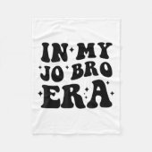 Couverture Polaire Groovy Retro In My Jo Bro Era Funny Womens Mens  (Devant)