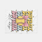 Couverture Polaire Groovy Softll Coquette Bow Softll Lover Softll Tou (Devant (Horizontal))