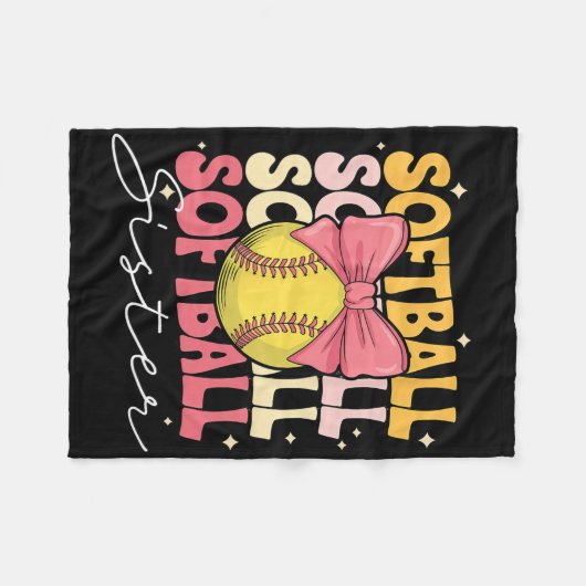 Couverture Polaire Groovy Softll Sister Coquette Bow Softll (Devant (Horizontal))