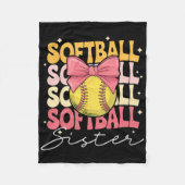 Couverture Polaire Groovy Softll Sister Coquette Bow Softll  (Devant)