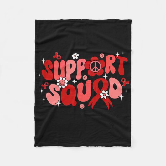Couverture Polaire Groovy Support Squad Brain Aneurysm Awareness Gift (Devant)