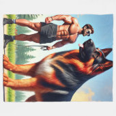 Couverture Polaire Gros chien (Devant (Horizontal))