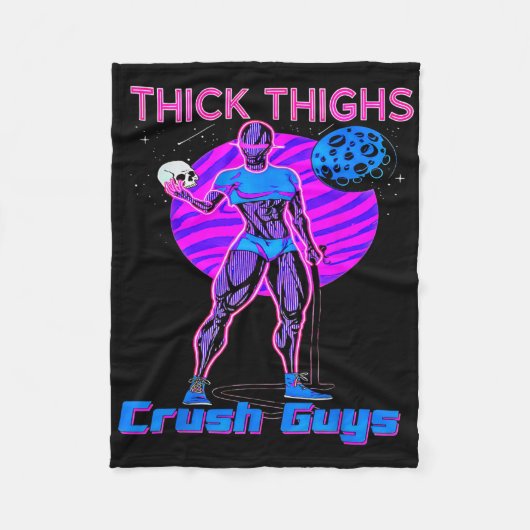 Couverture Polaire Gros Coiffures Les Gars Broyeurs Poids Bodybuildin (Devant)