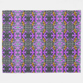 Couverture Polaire Gros Papillon de monarque de la flotte (Devant (Horizontal))