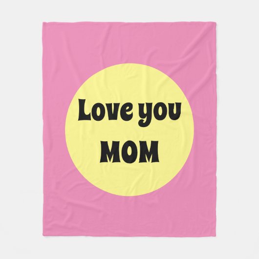 Couverture Polaire Gros point jaune (Devant)