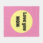 Couverture Polaire Gros point jaune (Devant (Horizontal))