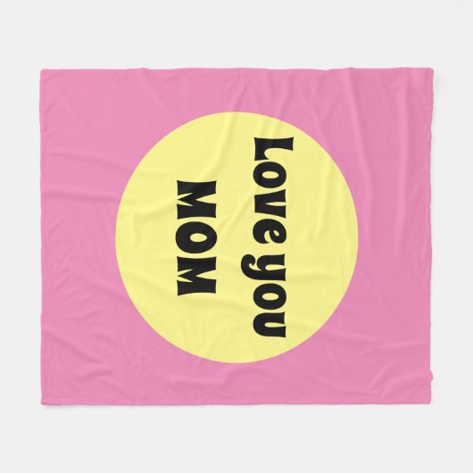 Couverture Polaire Gros point jaune (Devant (Horizontal))