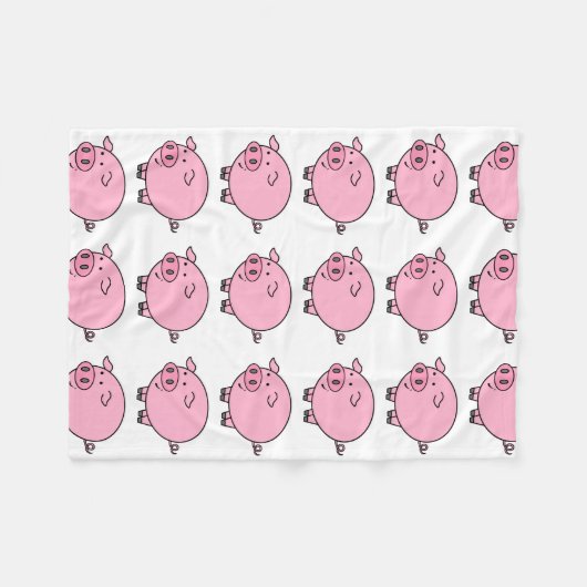 Couverture Polaire Gros porc (Devant (Horizontal))