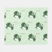 Couverture Polaire Grosse grenouille Petit crapaud japonais 19e siècl (Devant (Horizontal))