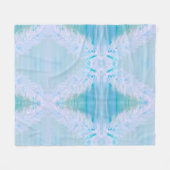 Couverture Polaire Grosse plume blanche (Devant (Horizontal))