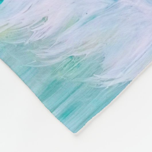 Couverture Polaire Grosse plume blanche (Coin)