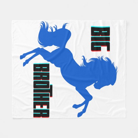Couverture Polaire Grother Horse Rearing (Devant (Horizontal))