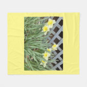 Couverture Polaire Groupe de Daffodiles (Devant (Horizontal))