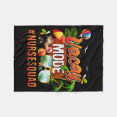 Couverture Polaire Groupe de vacances infirmières Nursesquad (Devant (Horizontal))